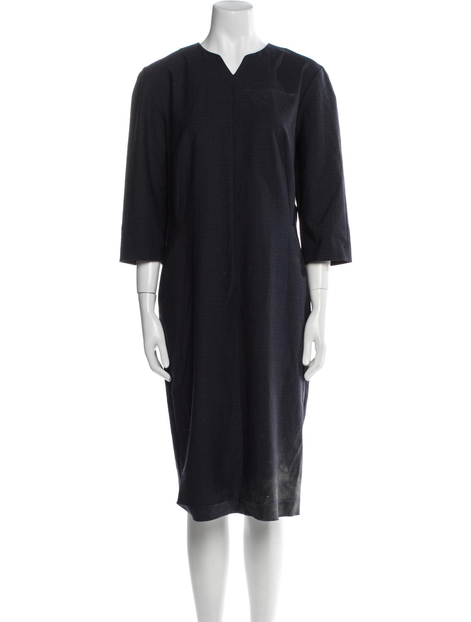 Piazza Sempione V-Neck Midi Length Dress