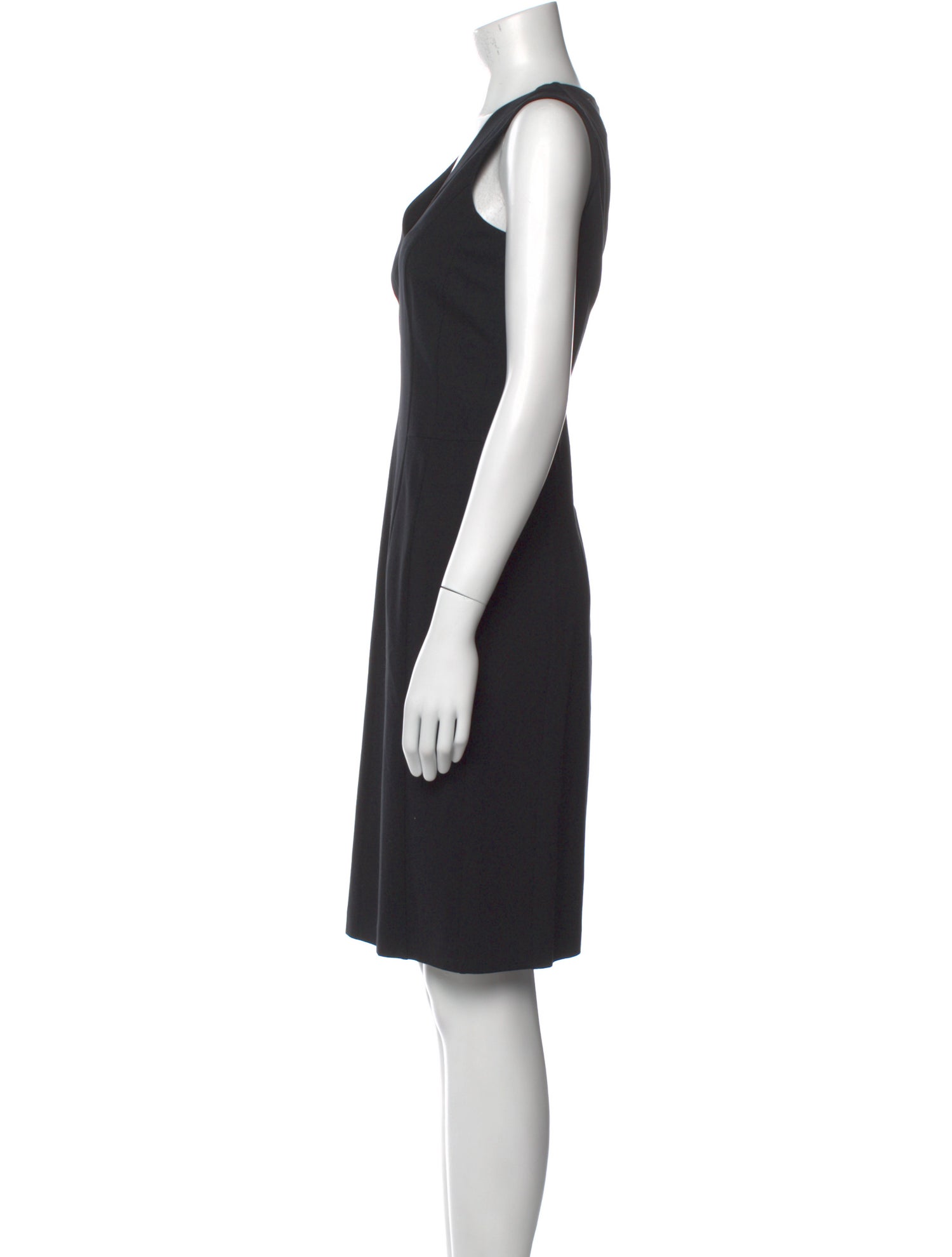 Piazza Sempione V-Neck Knee-Length Dress