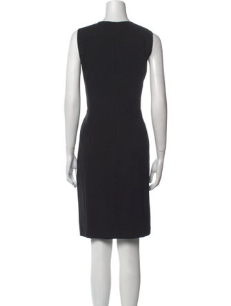 Piazza Sempione V-Neck Knee-Length Dress