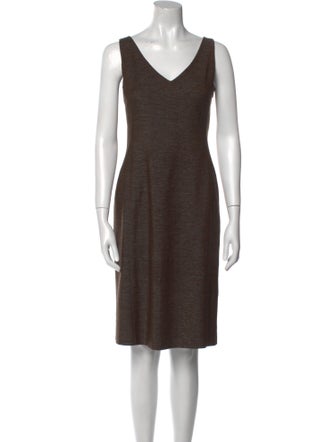 Piazza Sempione Virgin Wool Knee-Length Dress