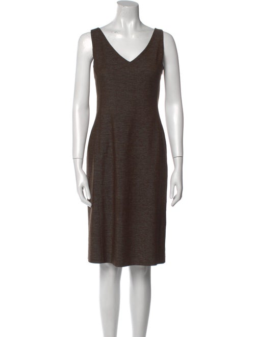 Piazza Sempione Virgin Wool Knee-Length Dress