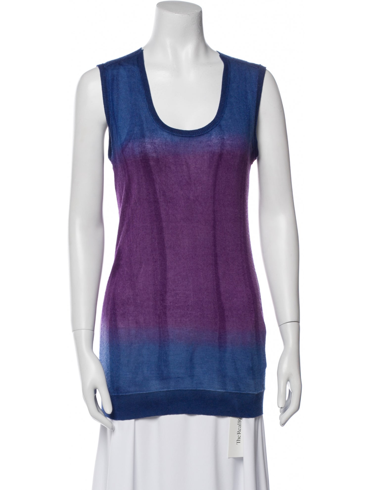 Piazza Sempione Cashmere Colorblock Pattern Sweater