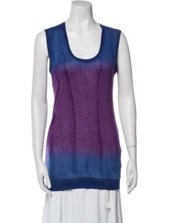 Piazza Sempione Cashmere Colorblock Pattern Sweater