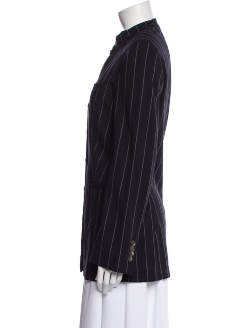 Piazza Sempione Wool Striped Evening Jacket