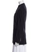 Piazza Sempione Wool Striped Evening Jacket