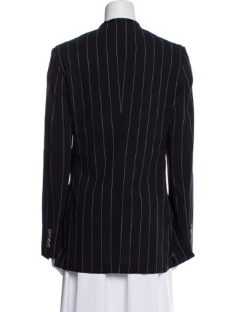 Piazza Sempione Wool Striped Evening Jacket