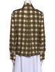 Piazza Sempione Plaid Print Long Sleeve Button-Up Top