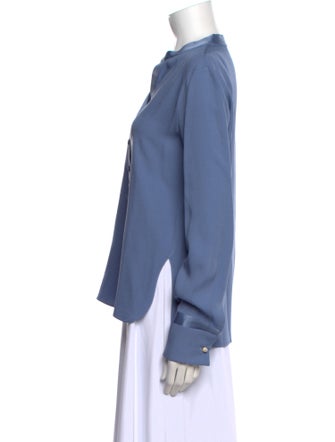 Piazza Sempione V-Neck Long Sleeve Blouse