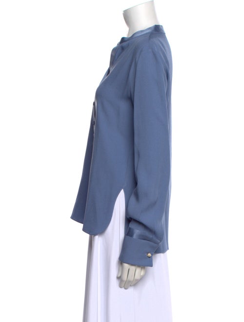 Piazza Sempione V-Neck Long Sleeve Blouse