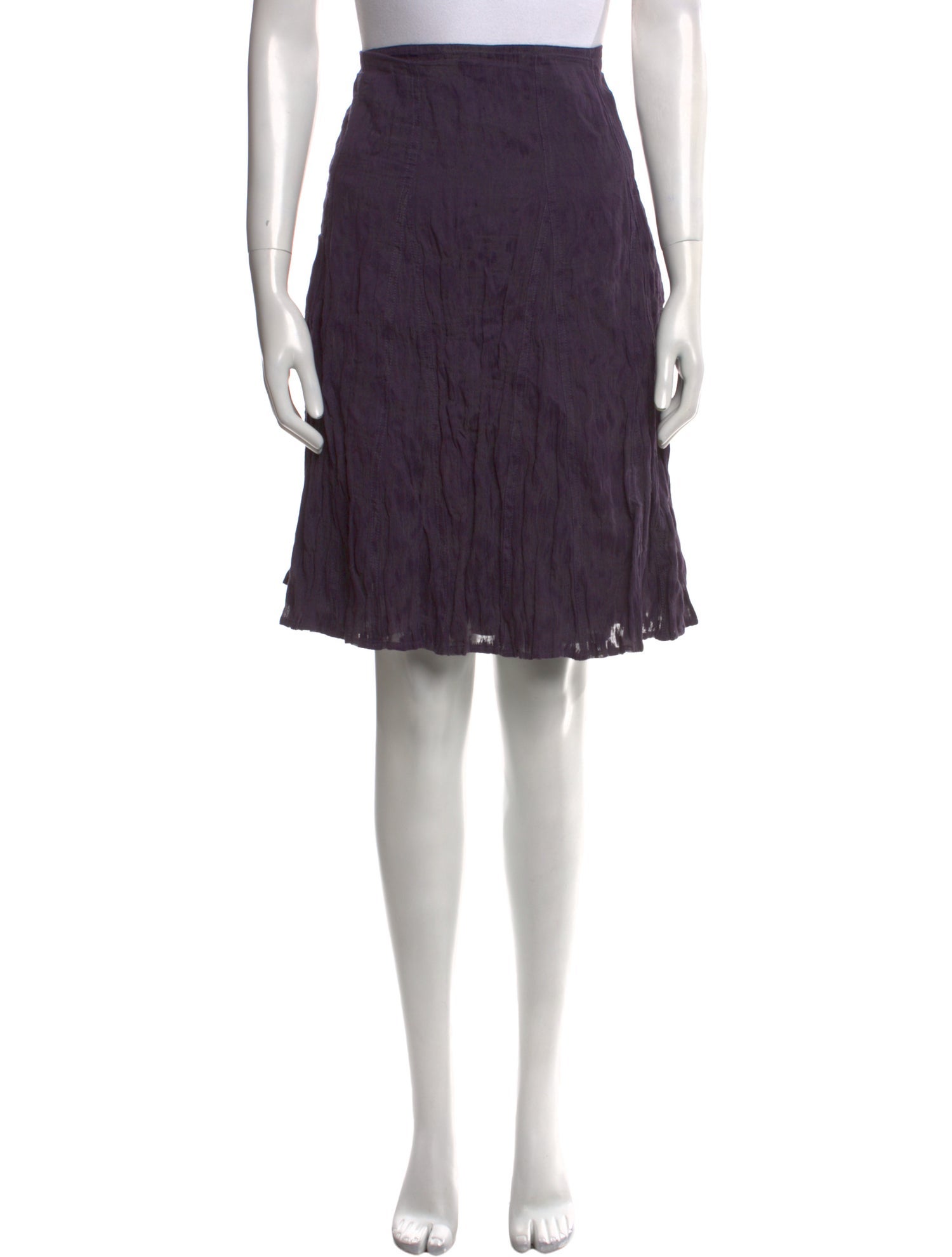 Piazza Sempione Ruffle Embellishment Knee-Length Skirt