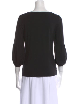 Piazza Sempione V-Neck Three-Quarter Sleeve T-Shirt