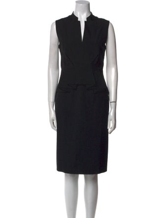 Piazza Sempione V-Neck Knee-Length Dress