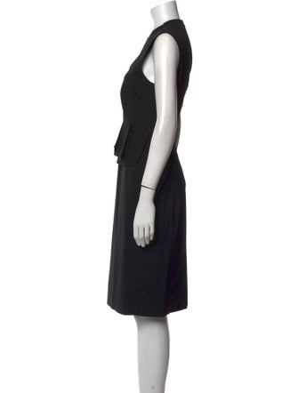 Piazza Sempione V-Neck Knee-Length Dress