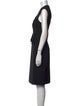 Piazza Sempione V-Neck Knee-Length Dress