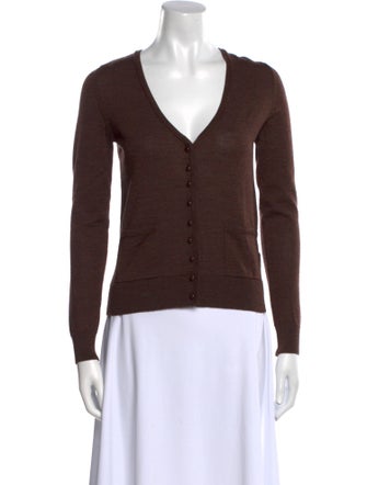 Piazza Sempione Virgin Wool V-Neck Sweater