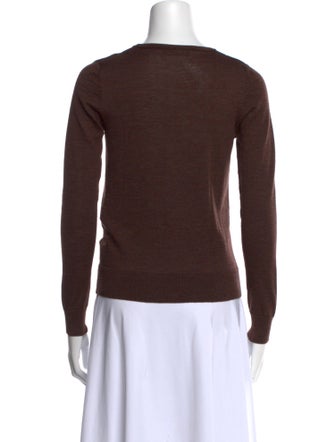 Piazza Sempione Virgin Wool V-Neck Sweater