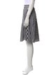 Piazza Sempione Striped Knee-Length Skirt
