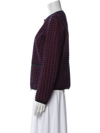 Piazza Sempione Wool Printed Evening Jacket