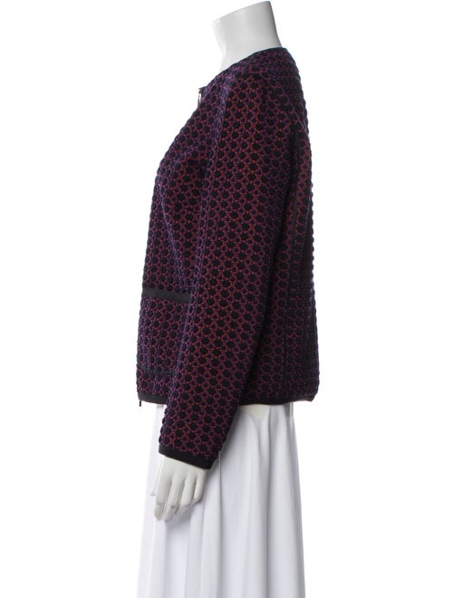 Piazza Sempione Wool Printed Evening Jacket