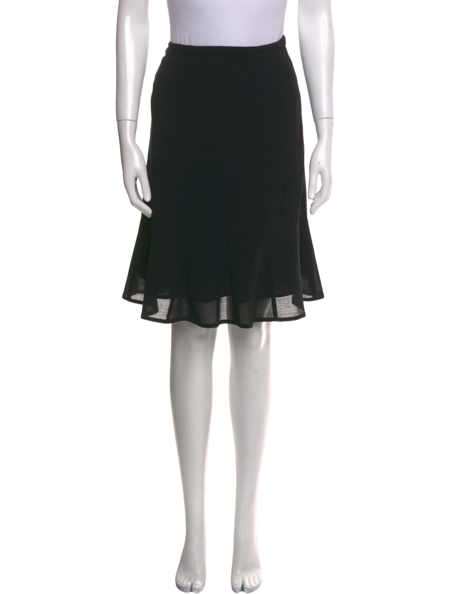 Piazza Sempione Virgin Wool Knee-Length Skirt