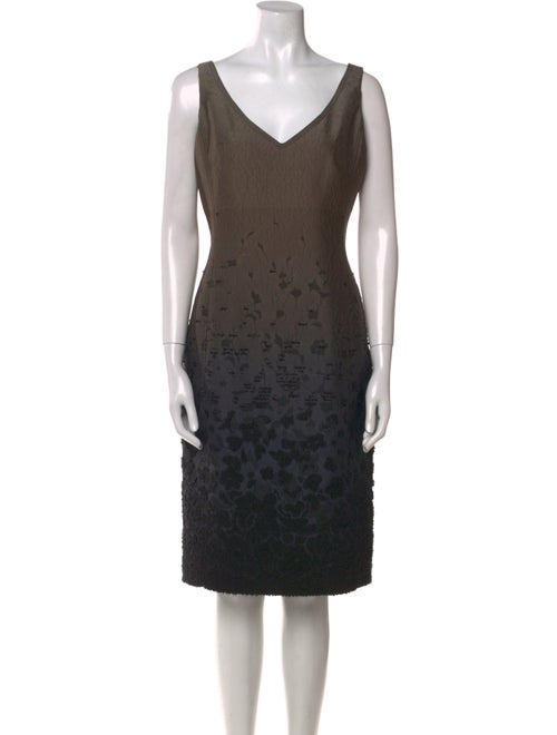 Piazza Sempione V-Neck Knee-Length Dress