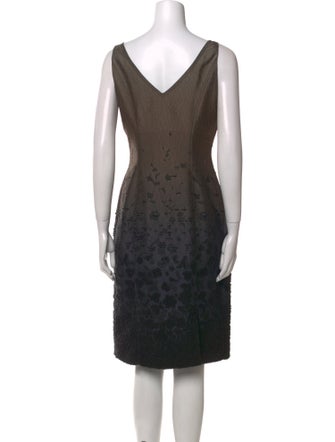 Piazza Sempione V-Neck Knee-Length Dress