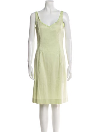 Piazza Sempione V-Neck Knee-Length Dress