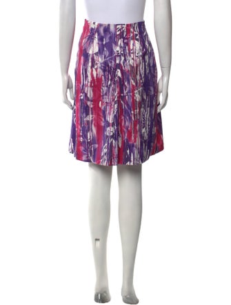 Piazza Sempione Printed Knee-Length Skirt