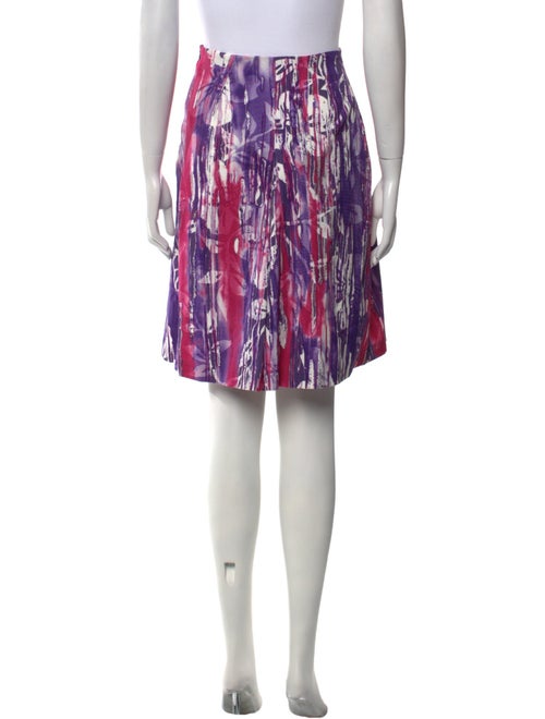 Piazza Sempione Printed Knee-Length Skirt