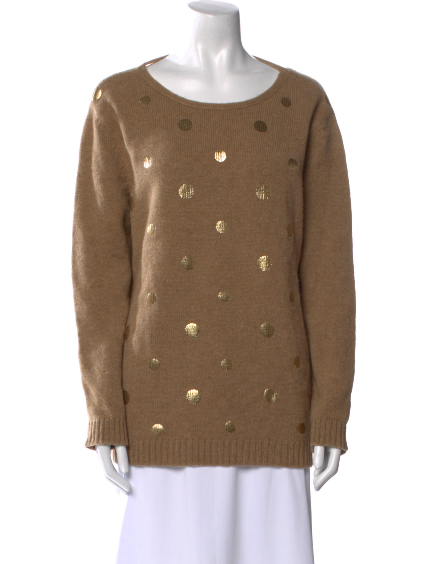 Piazza Sempione Virgin Wool Scoop Neck Sweater