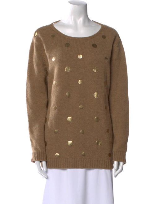 Piazza Sempione Virgin Wool Scoop Neck Sweater