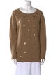 Piazza Sempione Virgin Wool Scoop Neck Sweater
