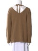 Piazza Sempione Virgin Wool Scoop Neck Sweater