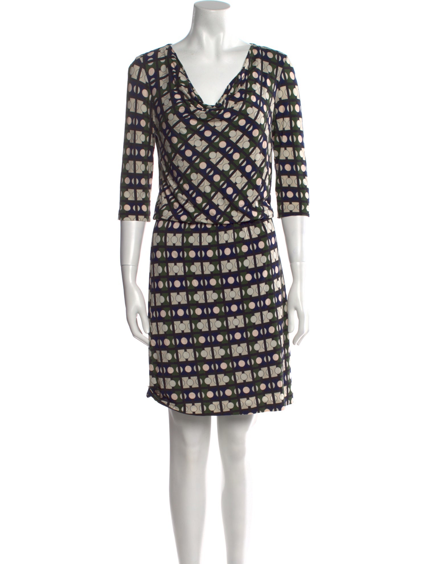 Piazza Sempione Printed Mini Dress