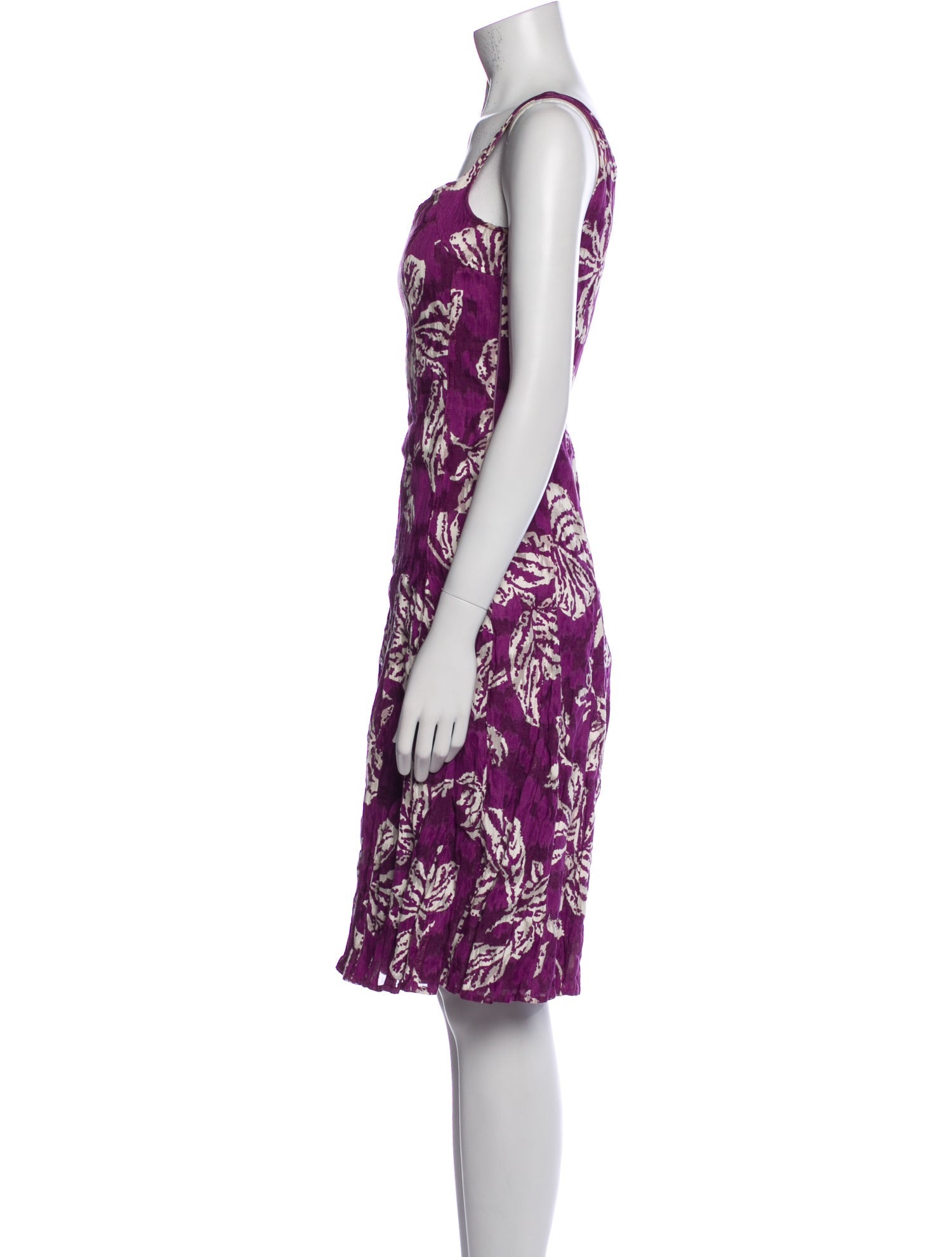 Piazza Sempione Floral Print Knee-Length Dress