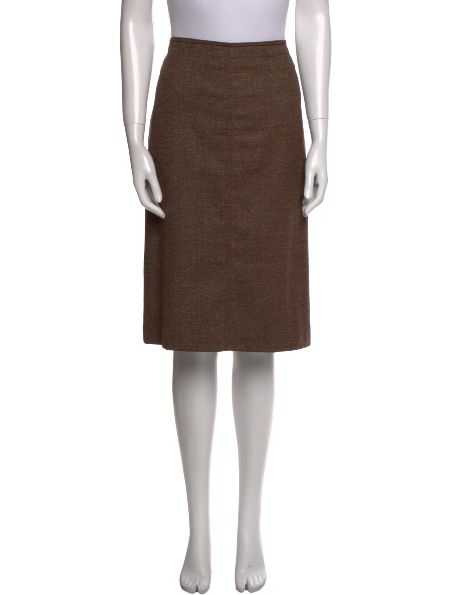 Piazza Sempione Virgin Wool Knee-Length Skirt