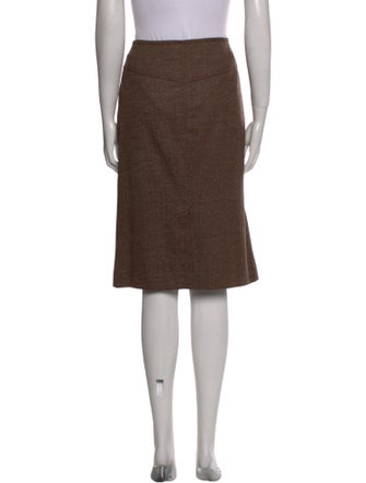 Piazza Sempione Virgin Wool Knee-Length Skirt
