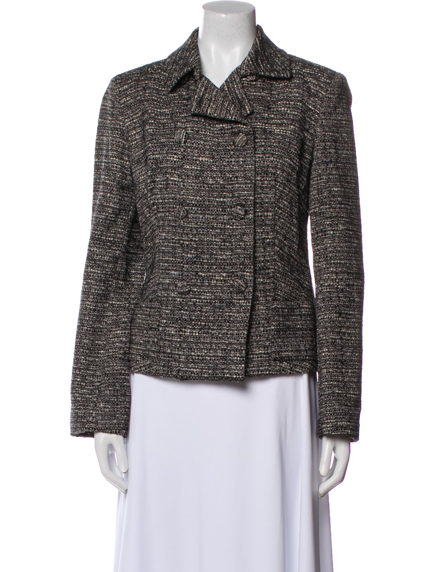 Piazza Sempione Tweed Pattern Evening Jacket