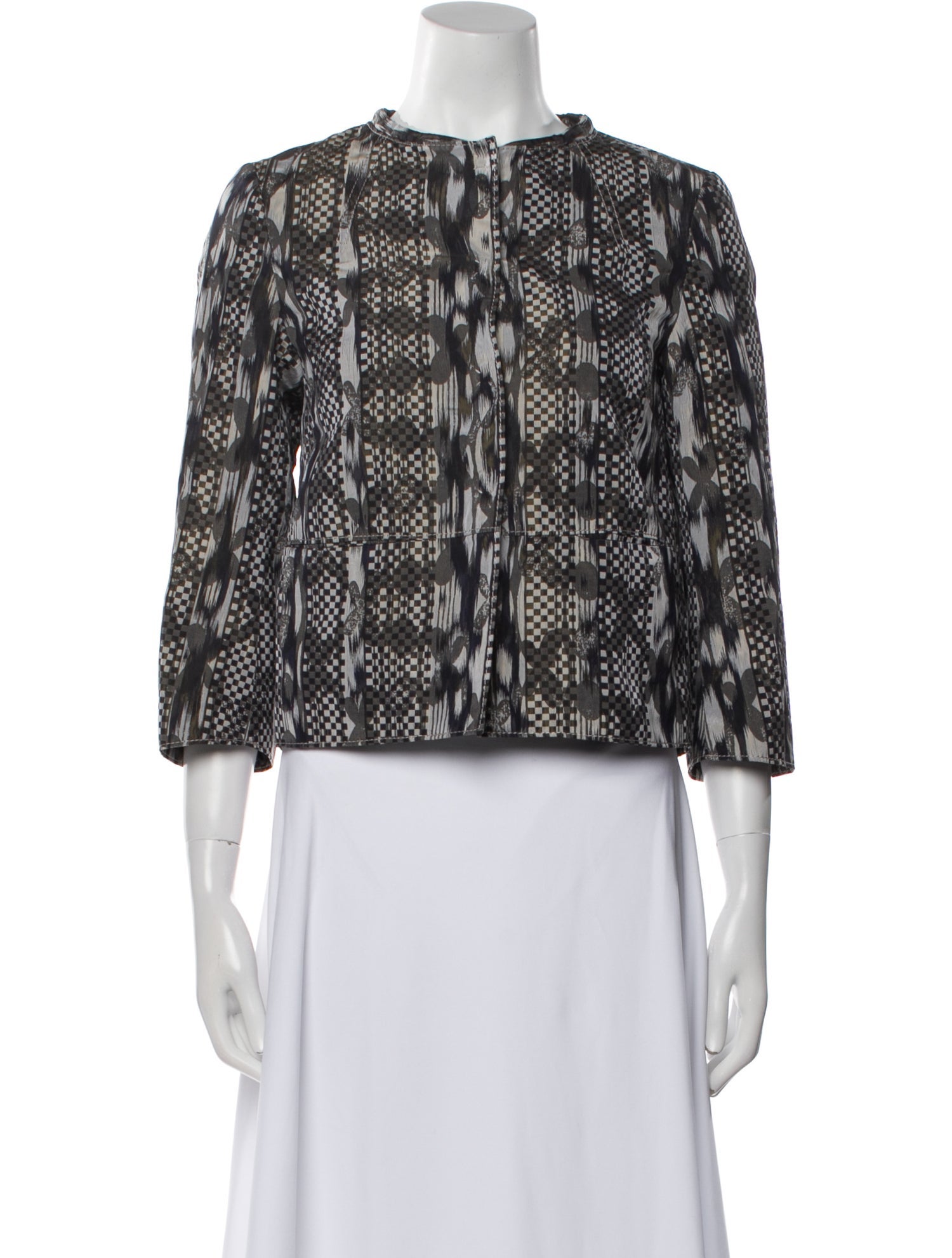 Piazza Sempione Printed Evening Jacket