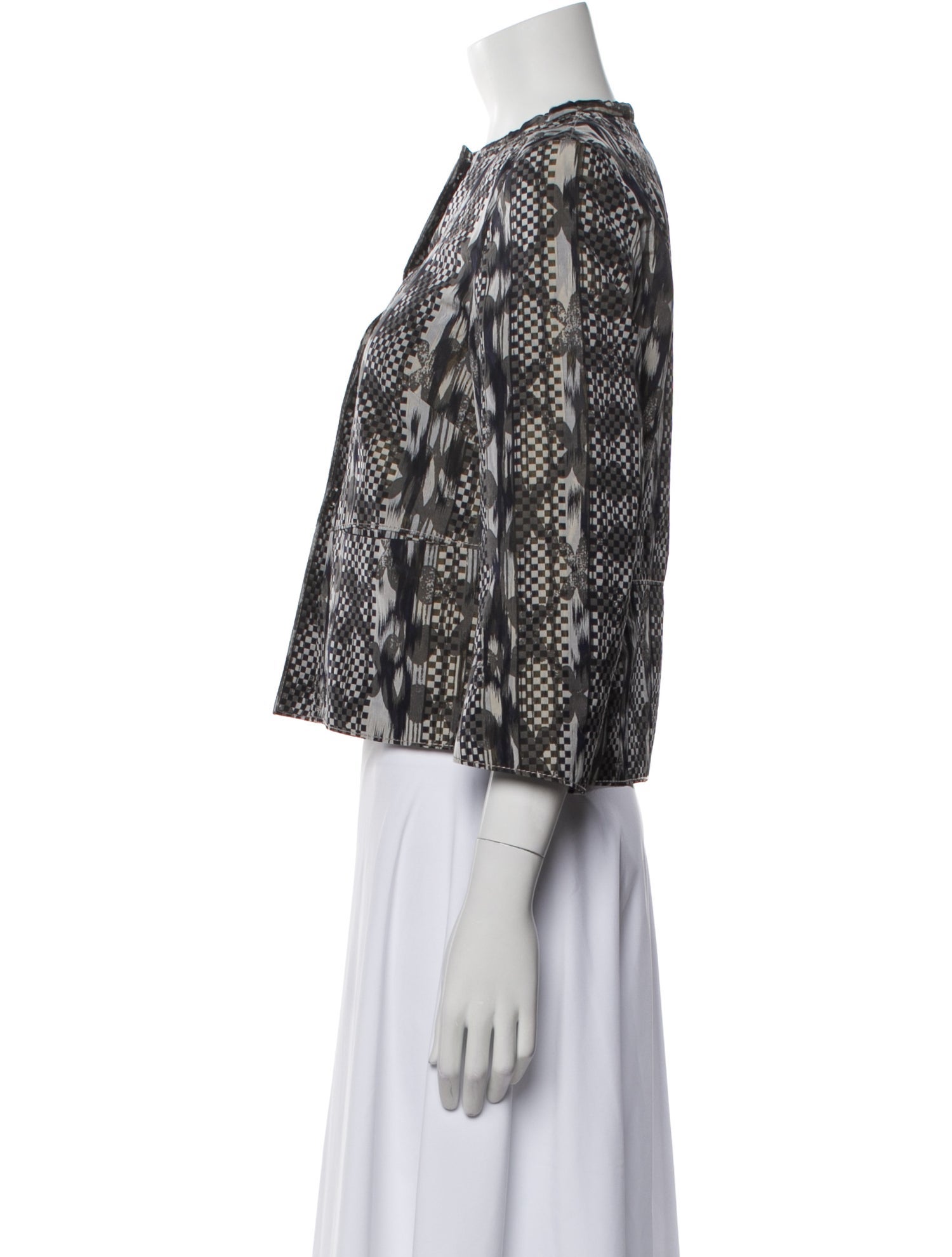 Piazza Sempione Printed Evening Jacket