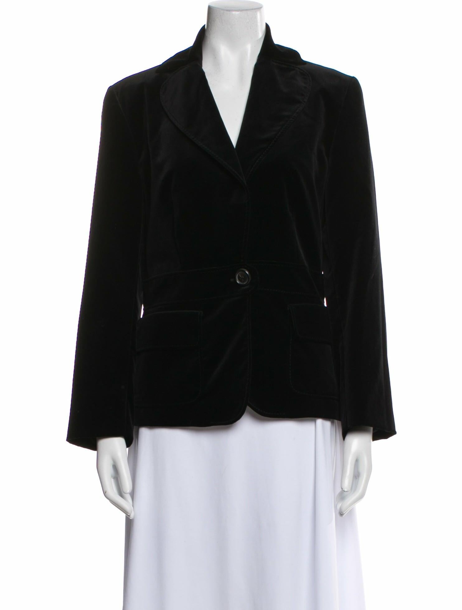 Piazza Sempione Velvet Blazer