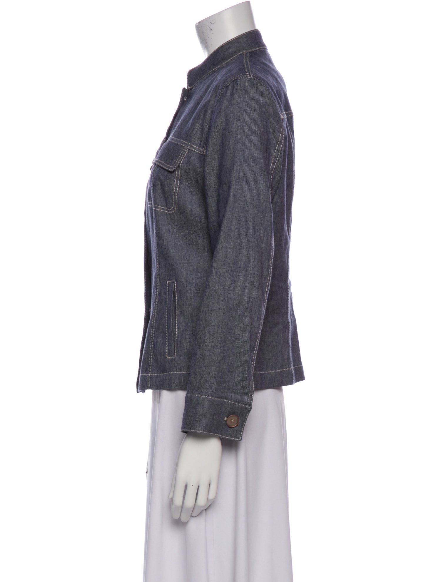 Piazza Sempione Linen Denim Jacket