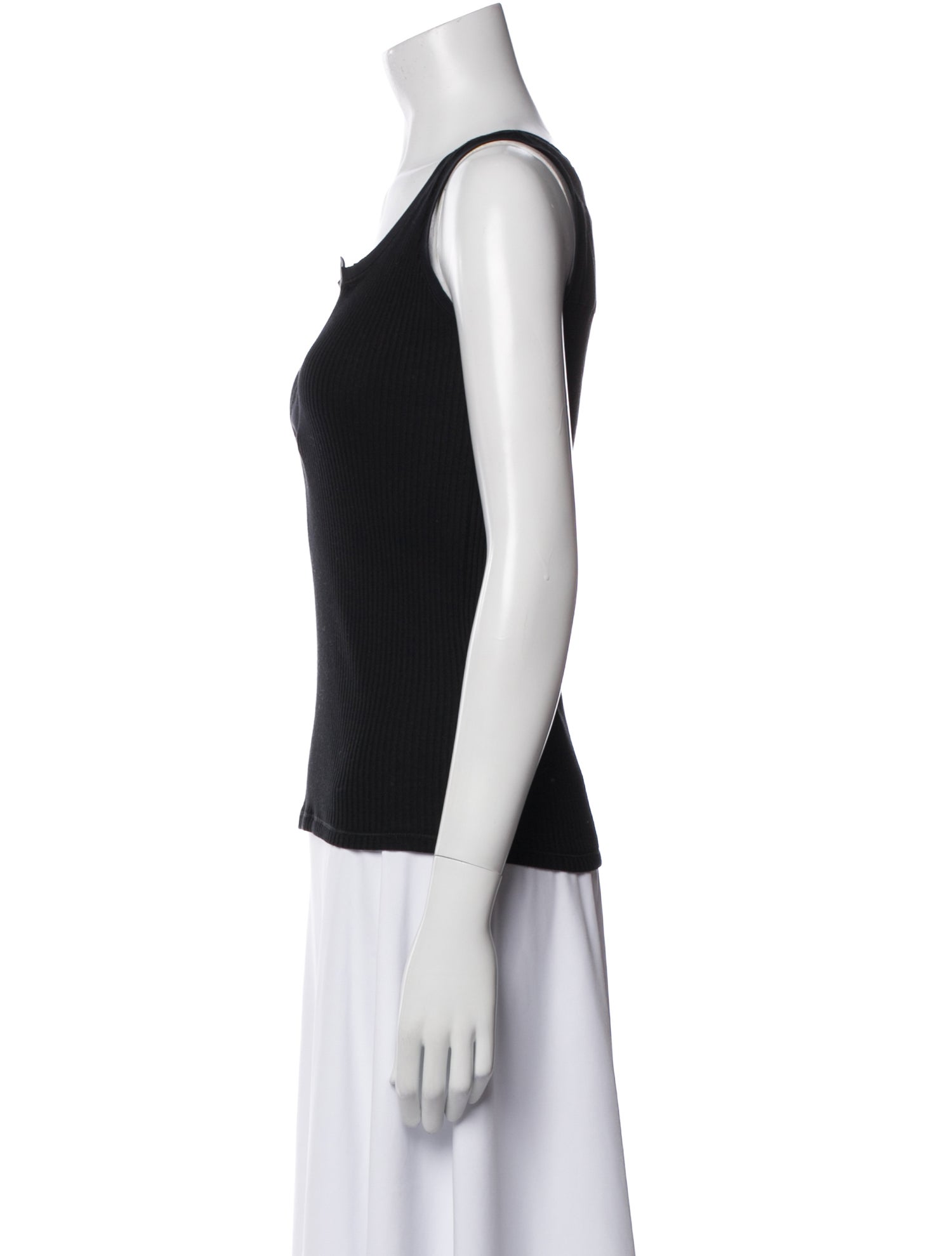 Piazza Sempione V-Neck Sleeveless Top