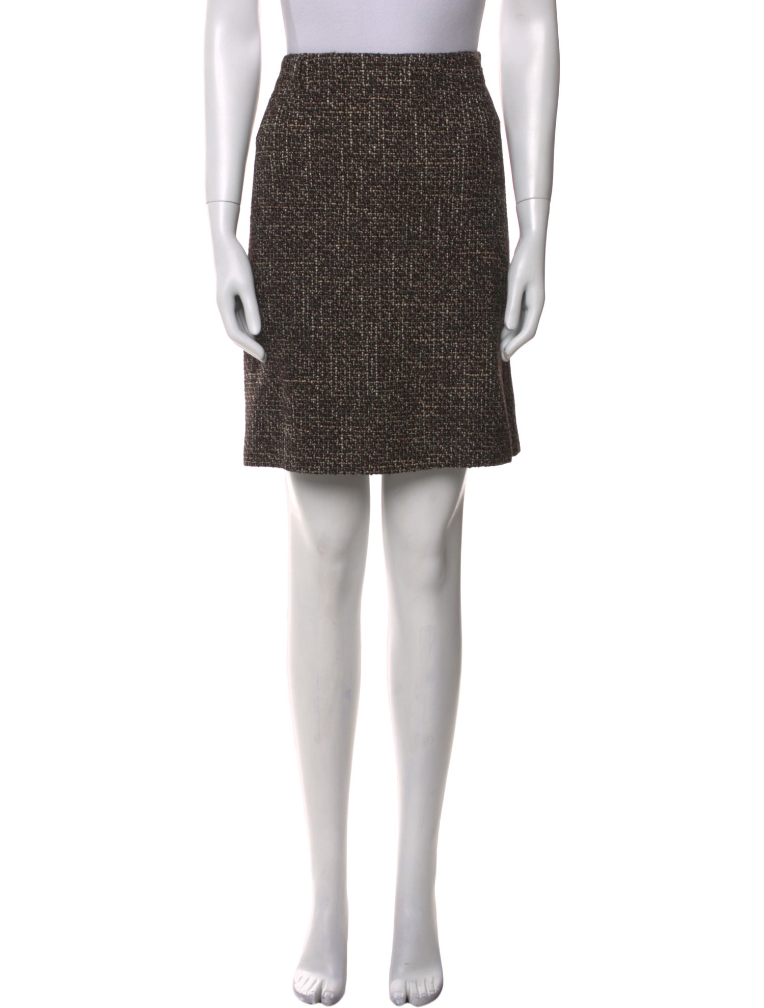 Piazza Sempione Virgin Wool Knee-Length Skirt