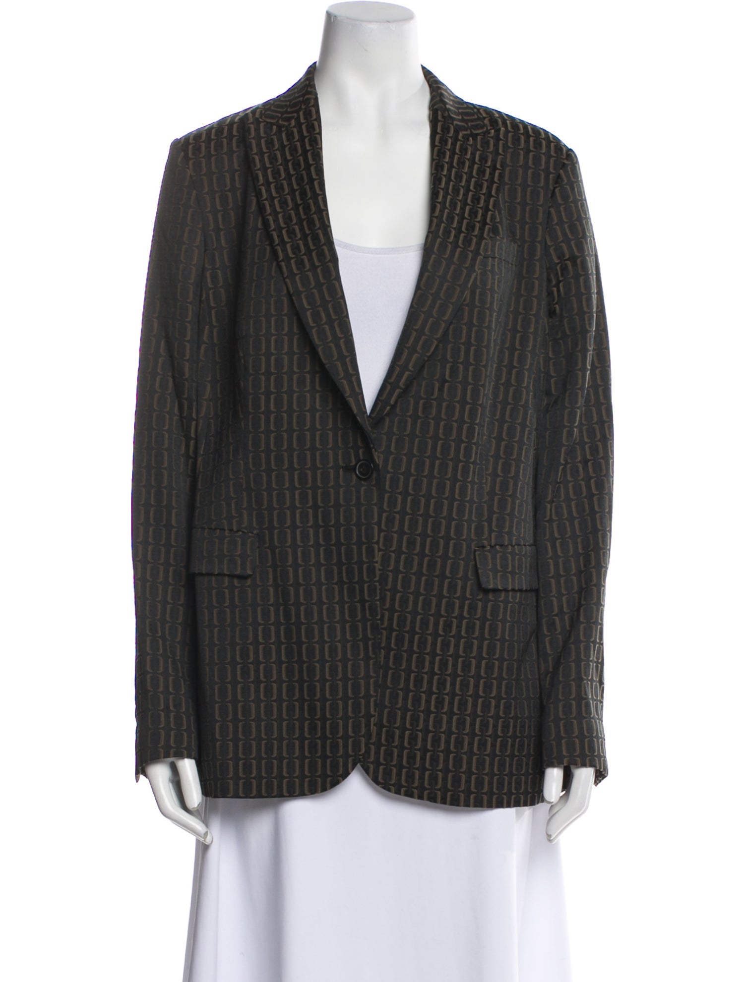 Piazza Sempione Striped Blazer