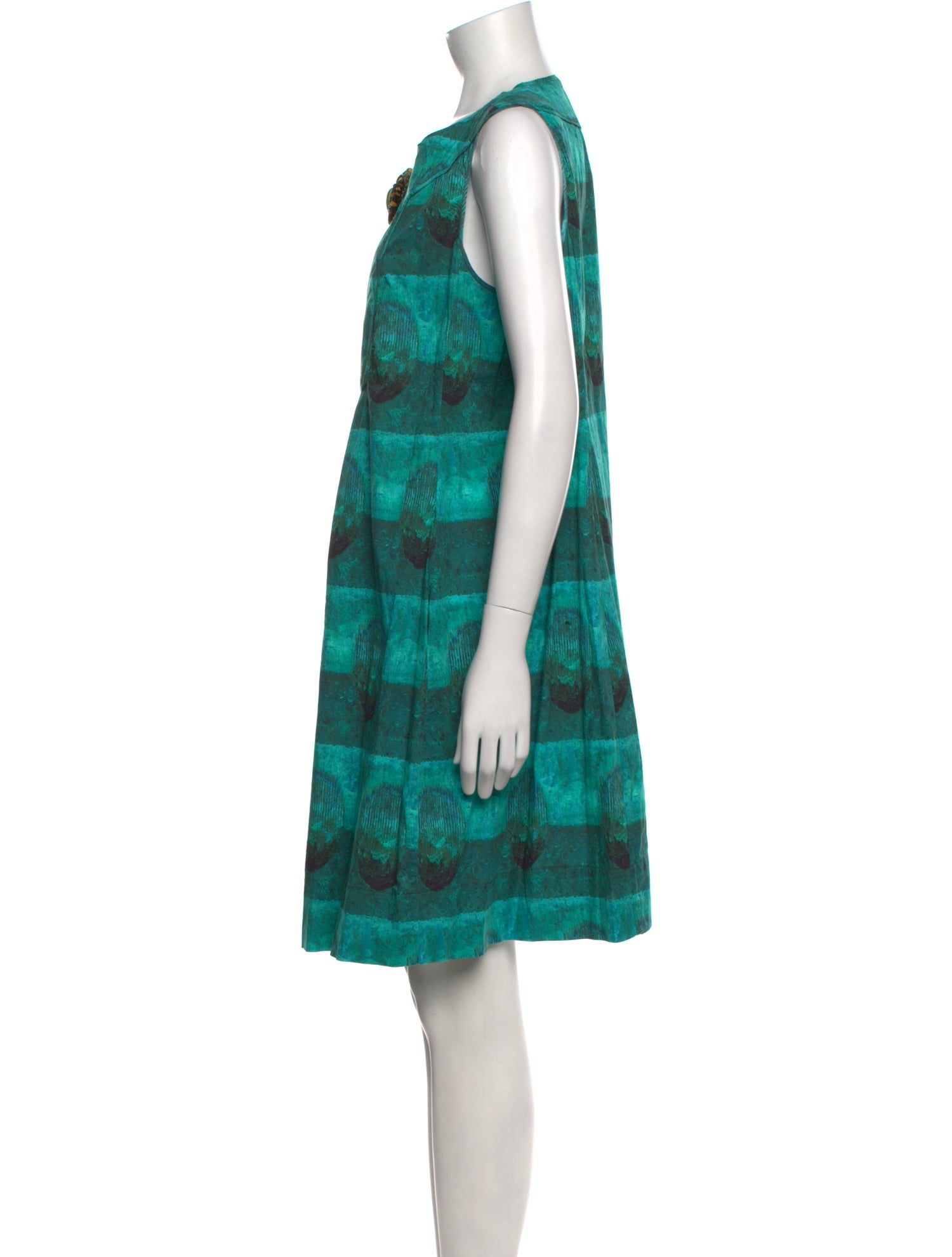 Piazza Sempione Printed Knee-Length Dress