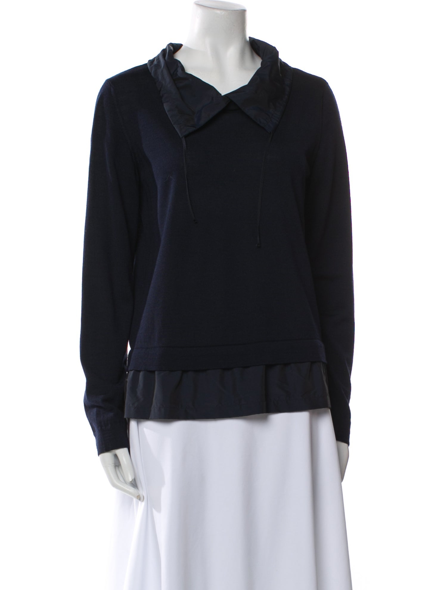 Piazza Sempione Wool Cowl Neck Sweater