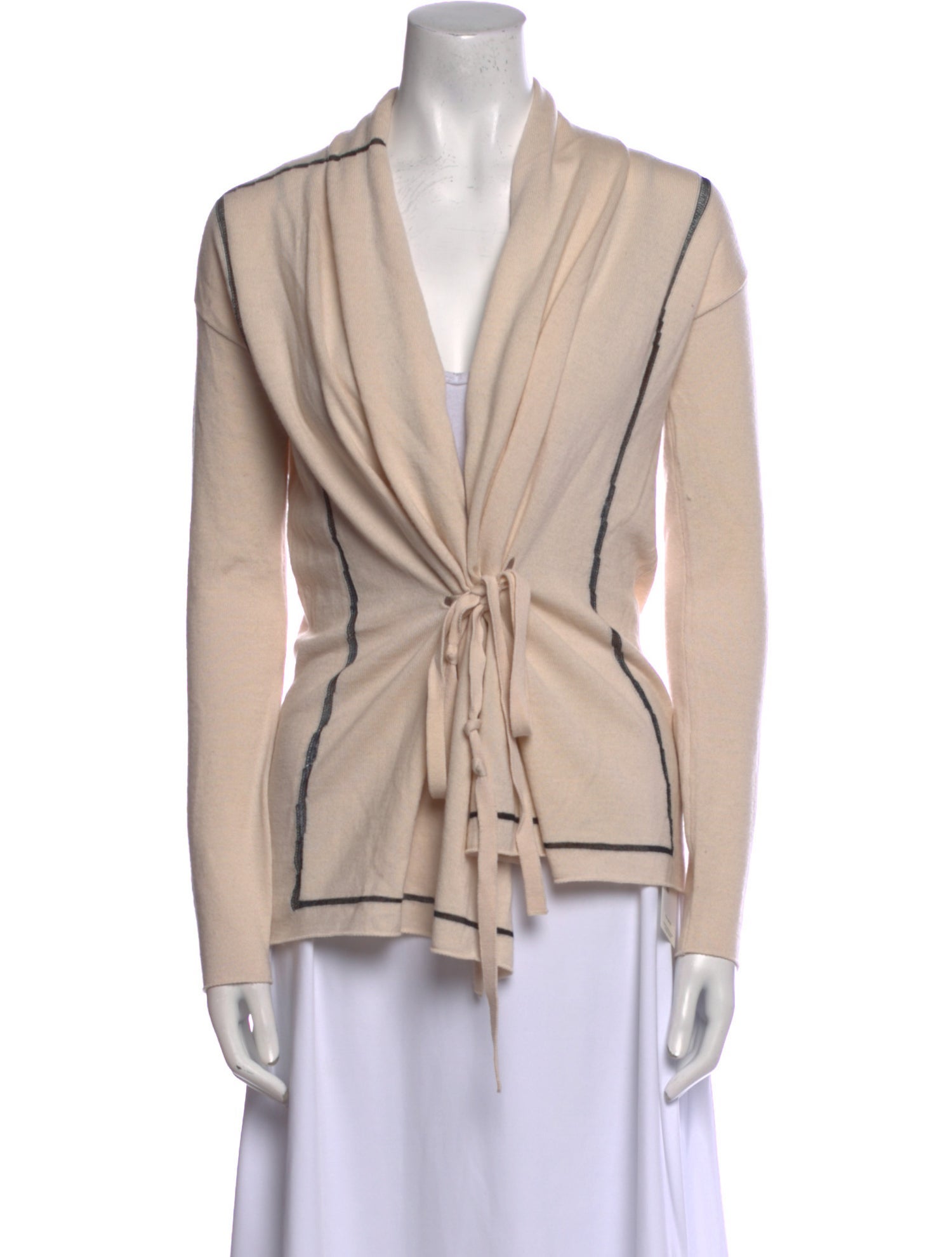 Piazza Sempione Virgin Wool V-Neck Sweater