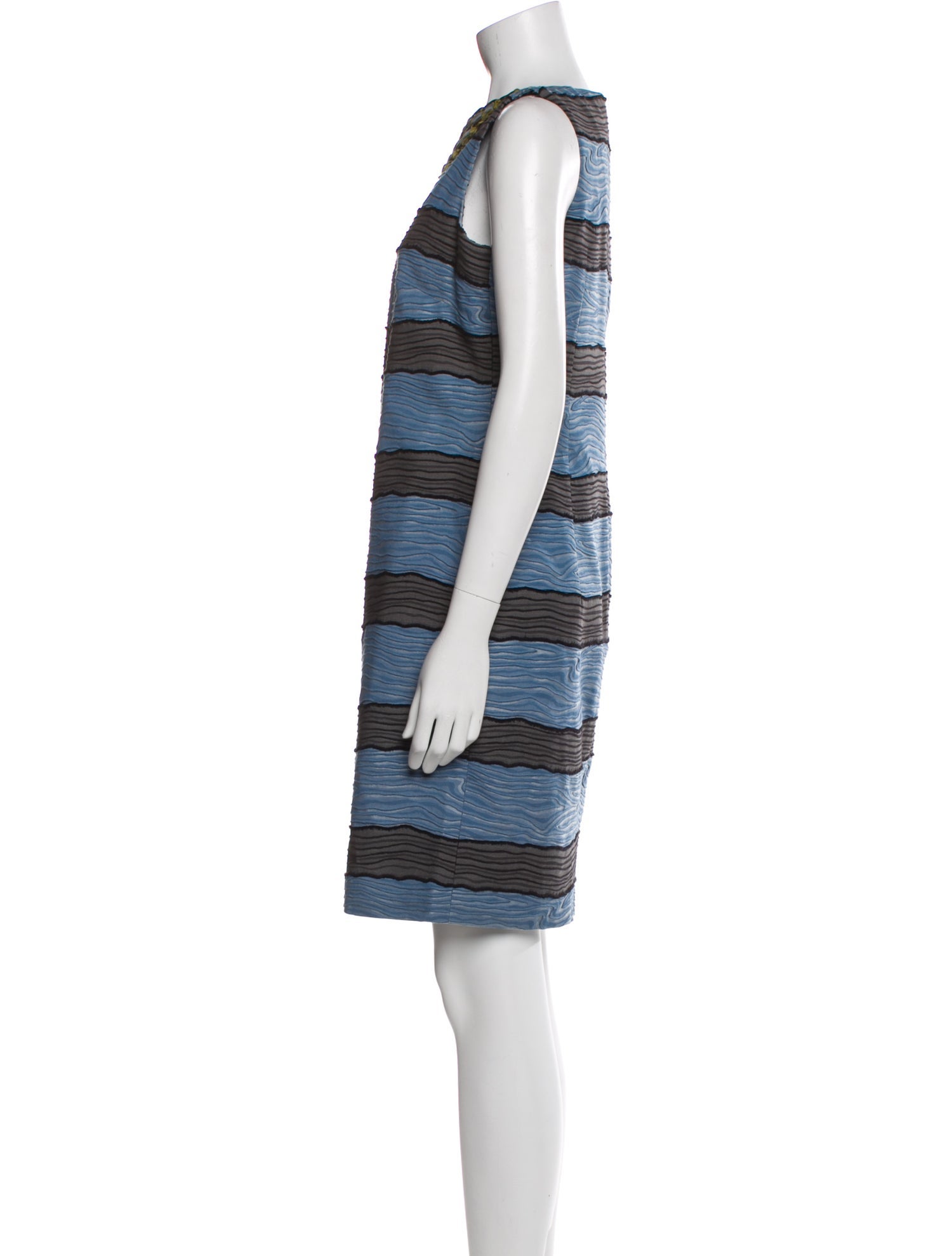 Piazza Sempione Striped Mini Dress
