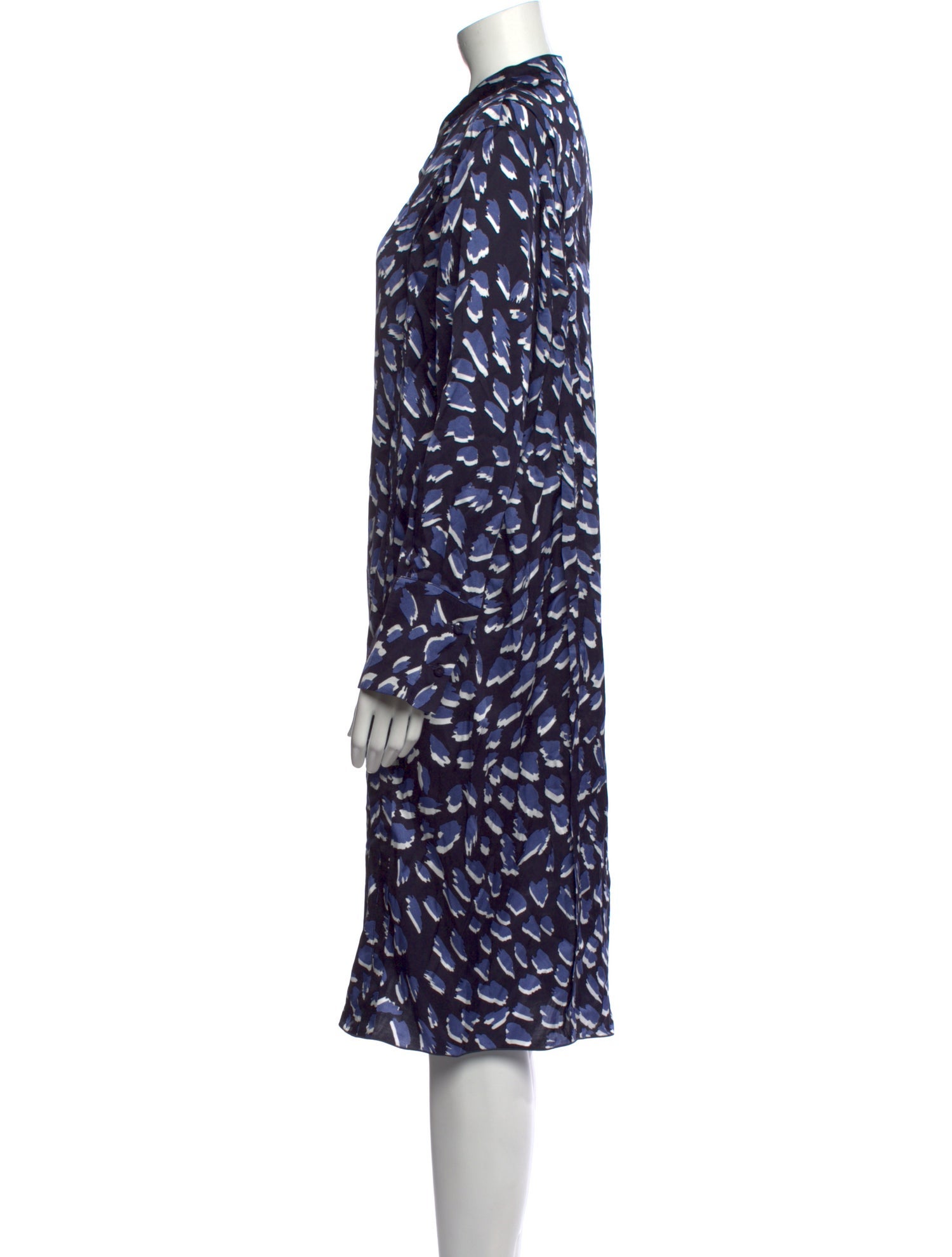 Piazza Sempione Printed Knee-Length Dress